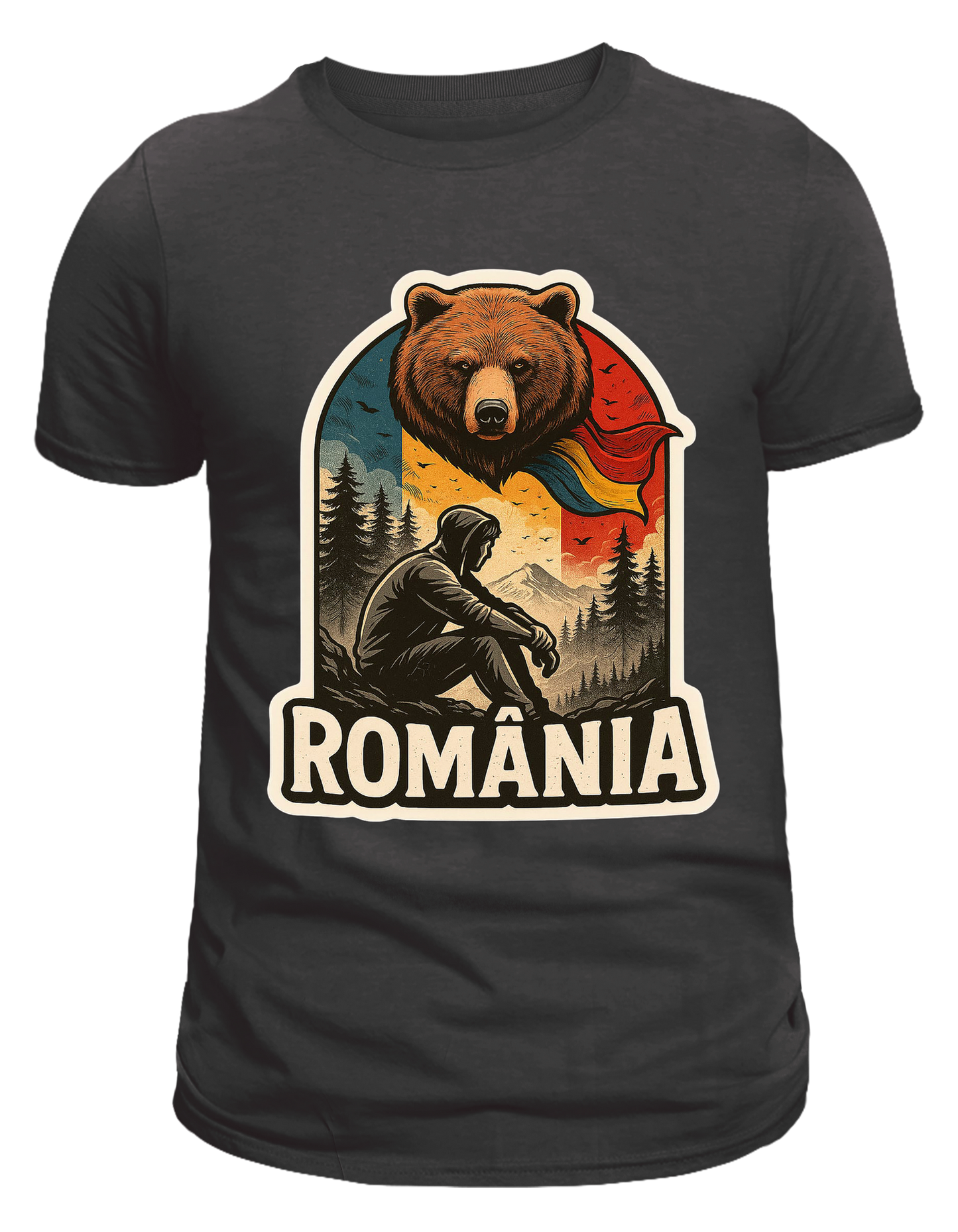Tricou personalizat - Romania si Urs