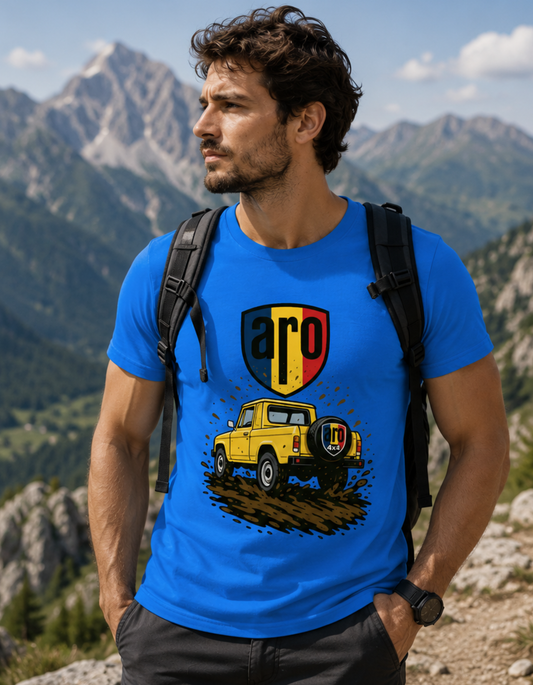 Tricou ARO 4x4 Retro – 100% Bumbac, DTF premium