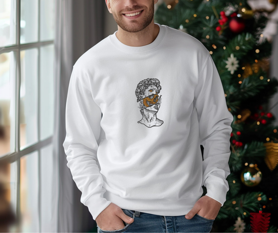 BLUZA BRODATA - David Skull