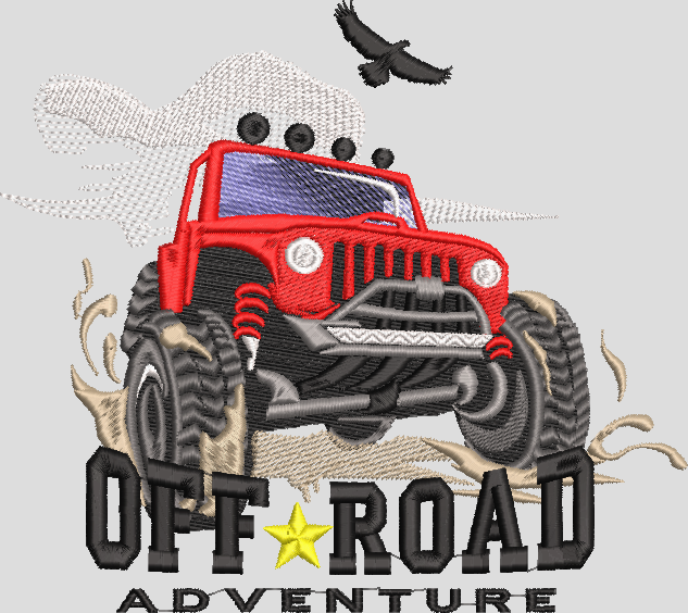 BLUZA BRODATA - Off Road