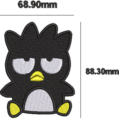 Petic brodat, 88.30mm, aplicabil pe textile