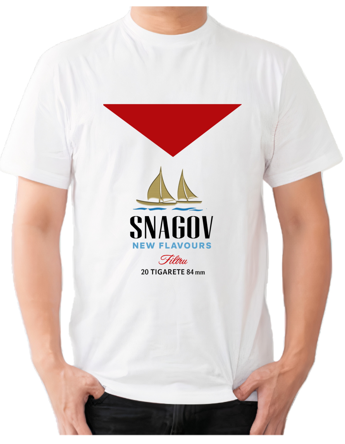 Tricou personalizat cu imprimeu DTF - SNAGOV