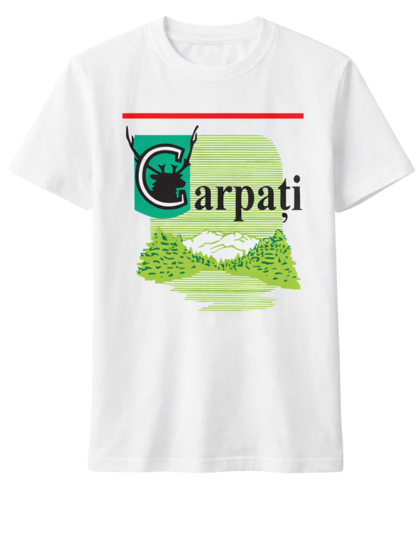 Tricou Carpați –  Print DTF Durabil | Bumbac 100%