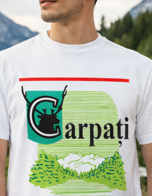 Tricou Carpați –  Print DTF Durabil | Bumbac 100%