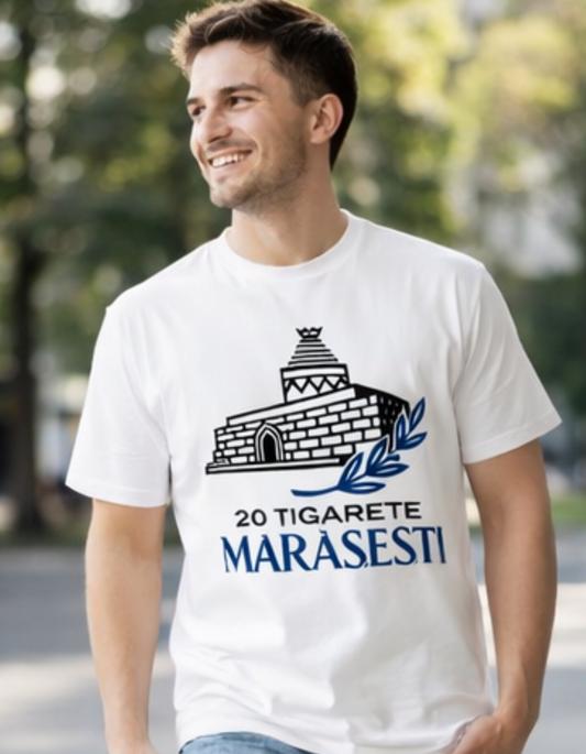 Tricou Mărășești – Print DTF Premium, Bumbac 100%, Casual Unisex