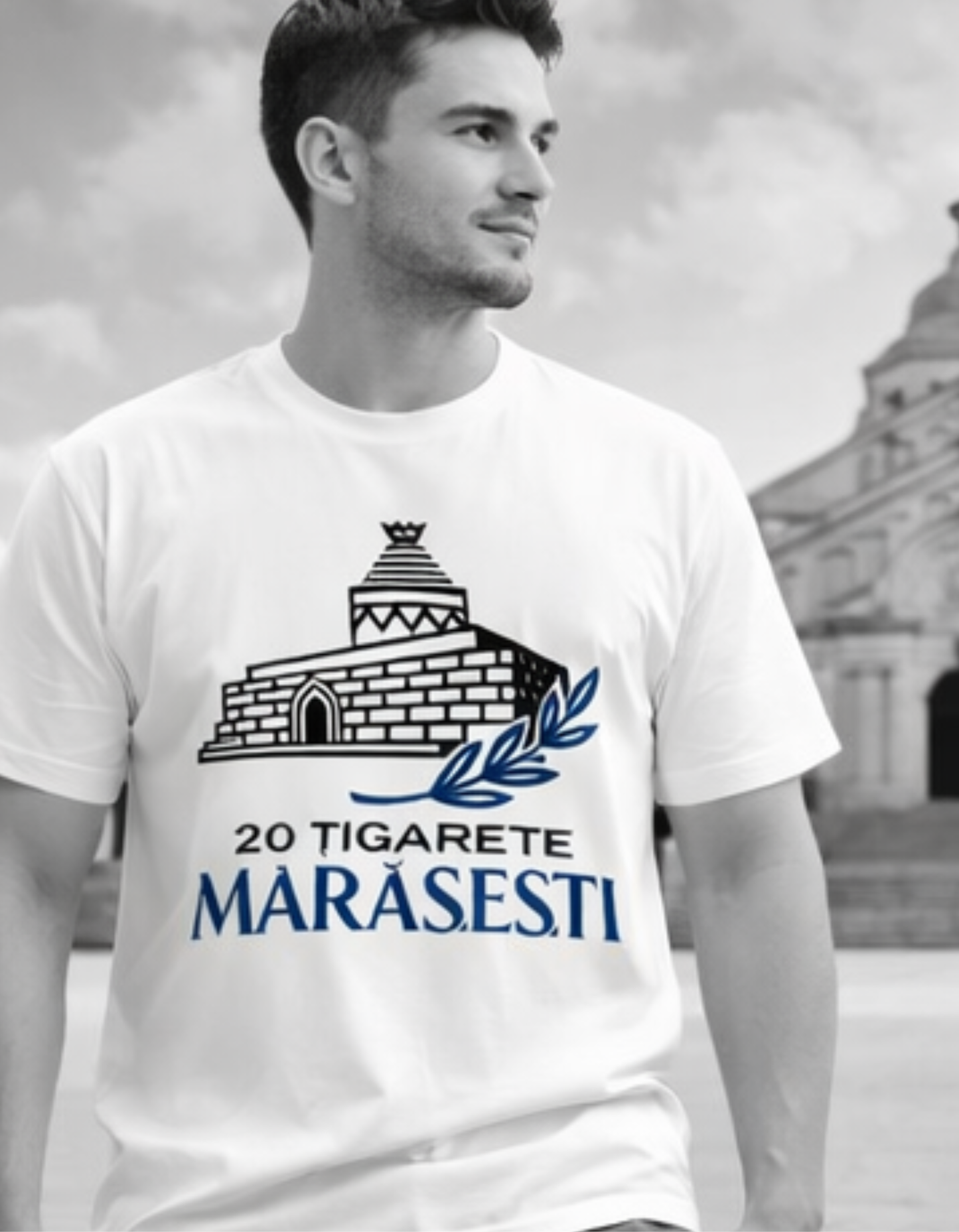 Tricou Mărășești – Print DTF Premium, Bumbac 100%, Casual Unisex
