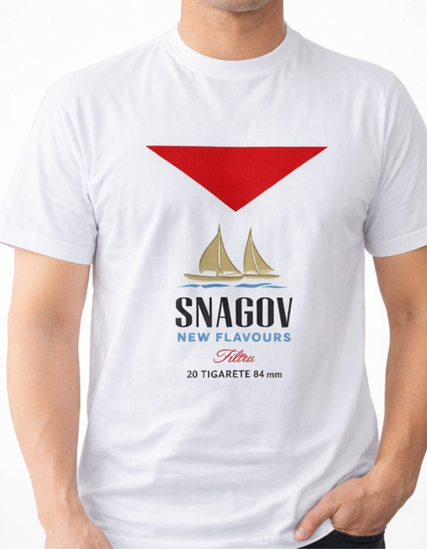 Tricou SNAGOV – 100% Bumbac Premium, Print DTF