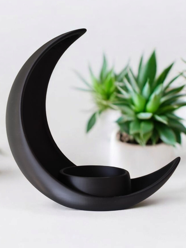 Suport plante, design semilună, imprimat 3D