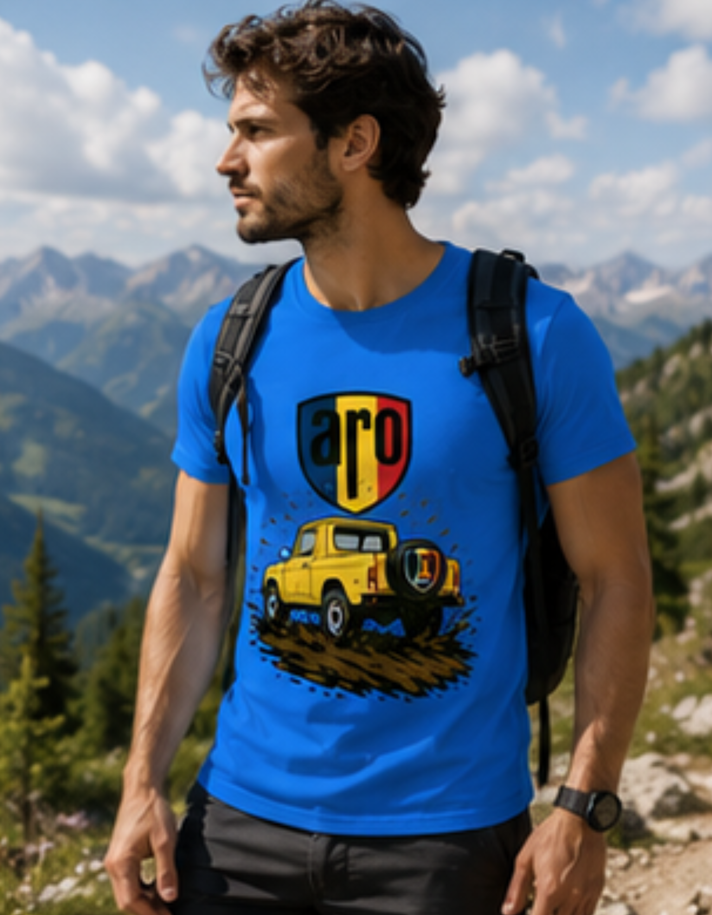 Tricou ARO 4x4 Retro – 100% Bumbac, DTF premium