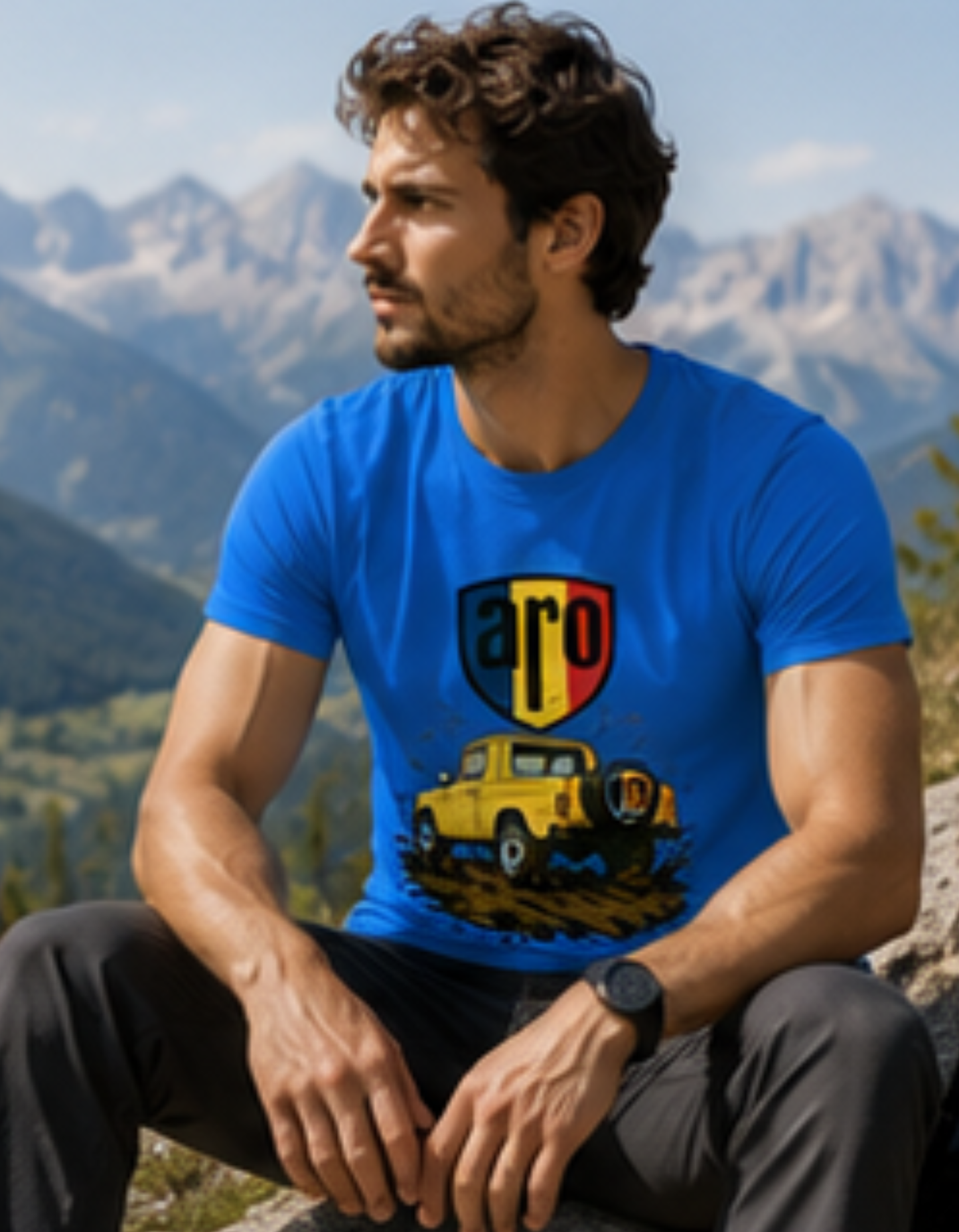 Tricou ARO 4x4 Retro – 100% Bumbac, DTF premium