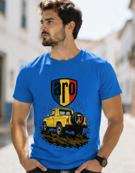 Tricou ARO 4x4 Retro – 100% Bumbac, DTF premium