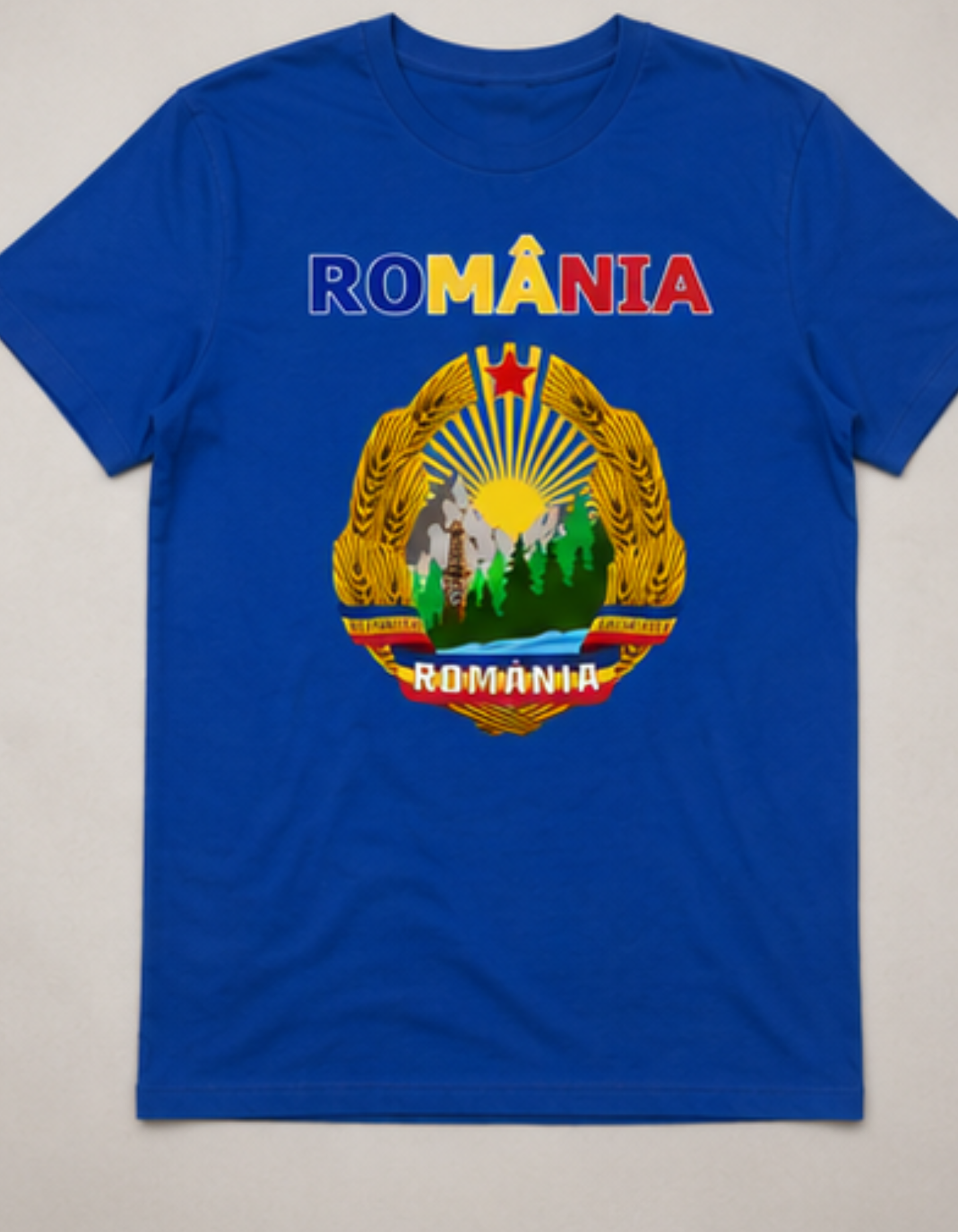 Tricou România Vintage – Bumbac 100% | Imprimare DTF Premium