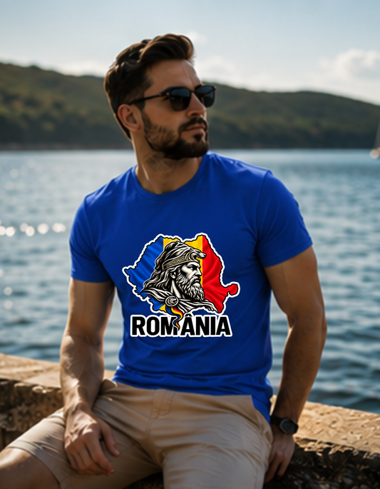 Tricou România Personalizat – Dac & Tricolor
