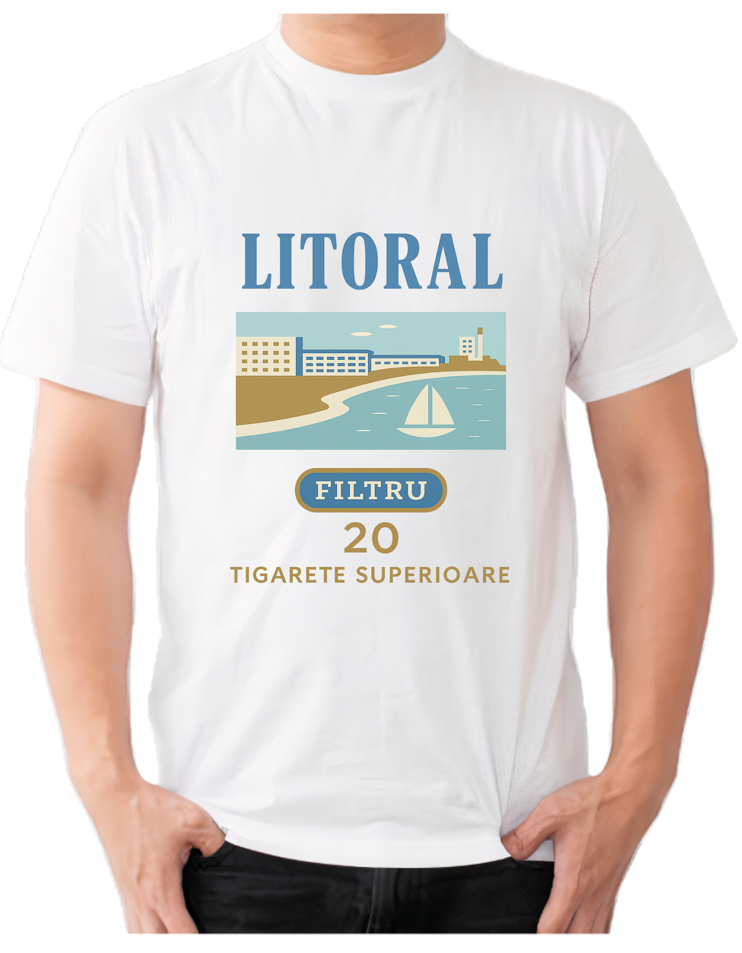 Tricou personalizat cu imprimeu DTF - LITORAL